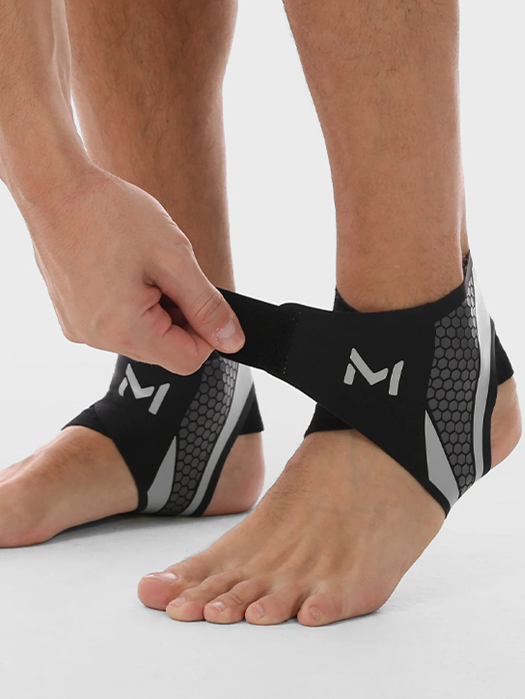 Professional Football Ankle Brace (1 Pair) | Adjustable Compression & Ankle Support | Tested by QY Genesis
