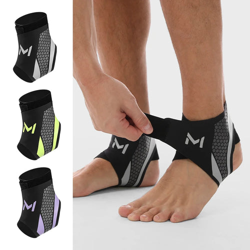 Professional Football Ankle Brace (1 Pair) | Adjustable Compression & Ankle Support | Tested by QY Genesis