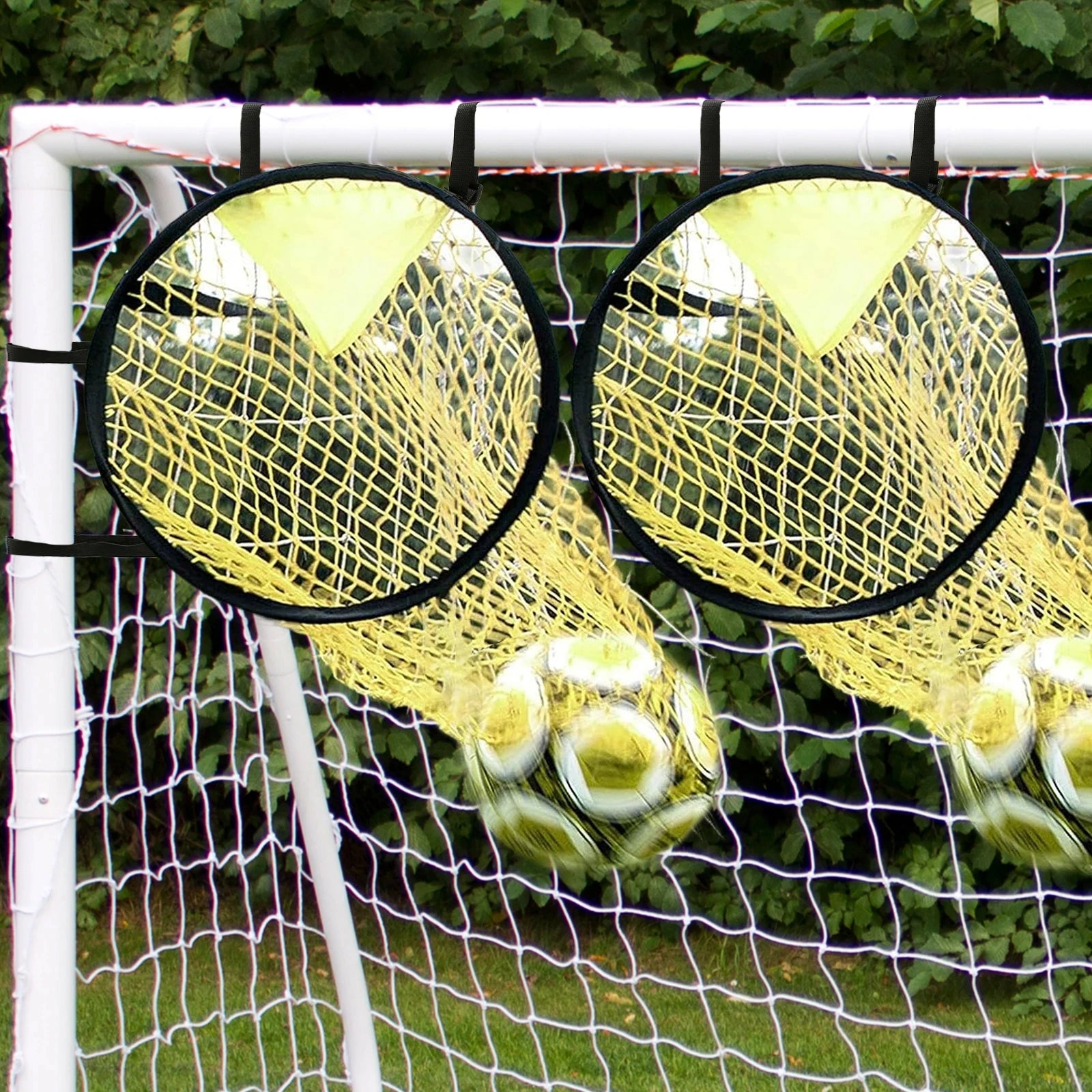 Football/Soccer Training Shooting Target Net — Improve Shooting Accuracy