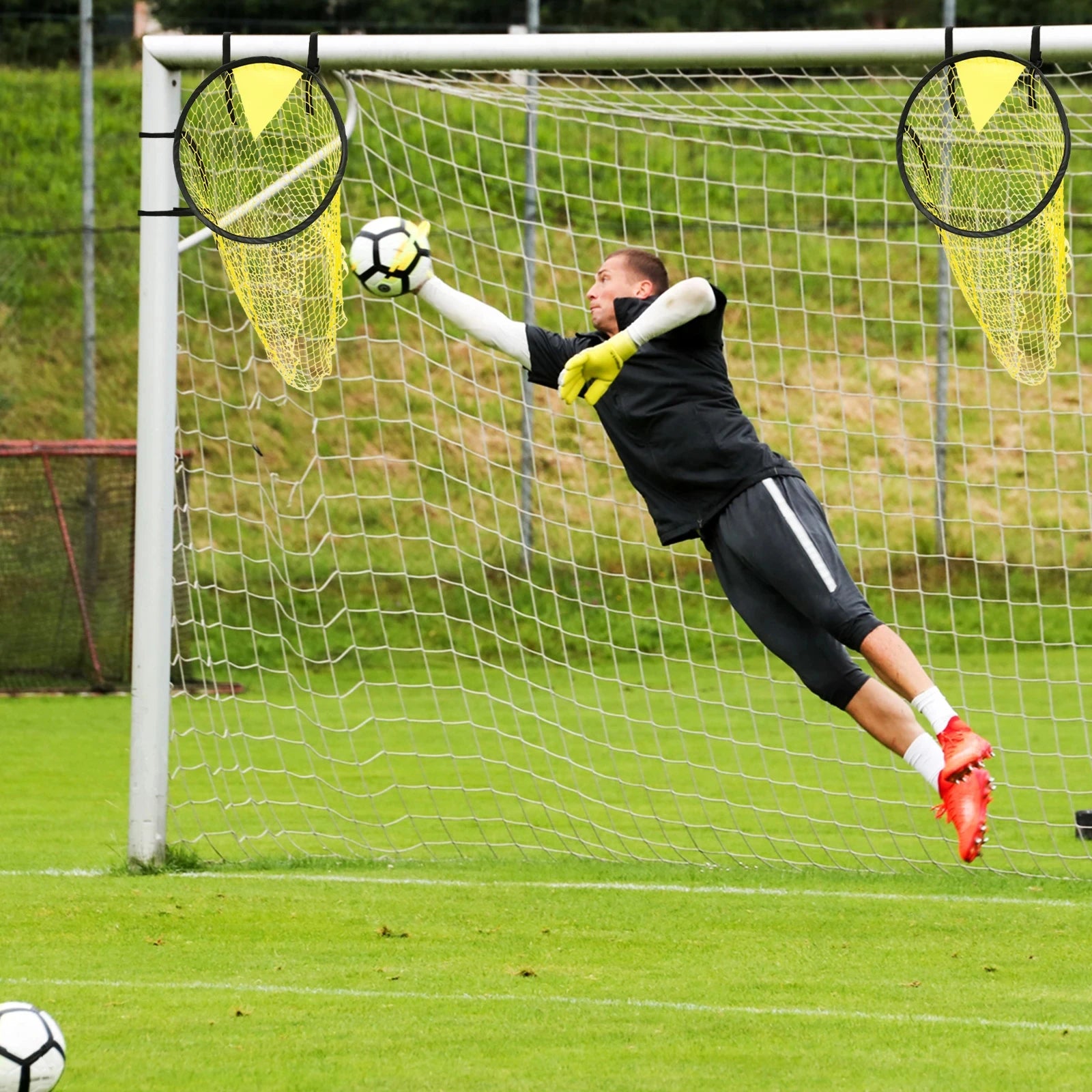 Football/Soccer Training Shooting Target Net — Improve Shooting Accuracy