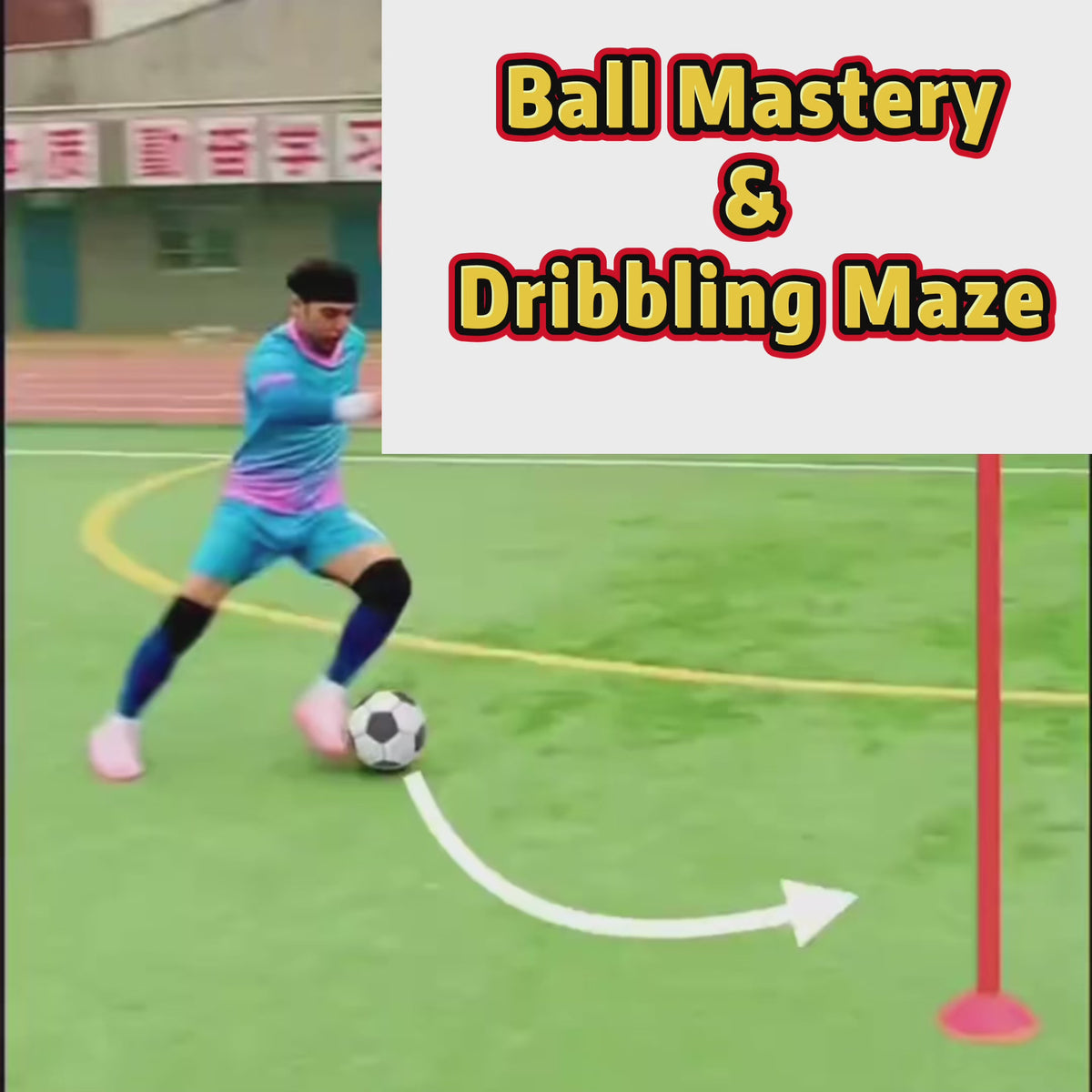 50-Pack Pro Football Agility Disc Cones – Soccer Training Markers